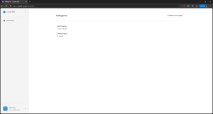 Kategorien verwalten